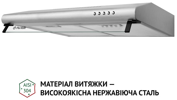Фото - Витяжка традиційна Perfelli PL 6144 I LED