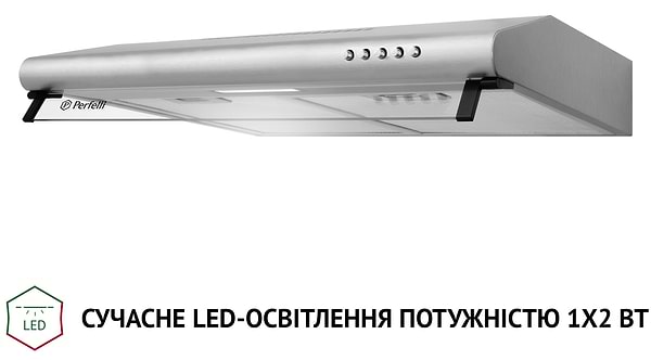 Фото - Витяжка традиційна Perfelli PL 6144 I LED