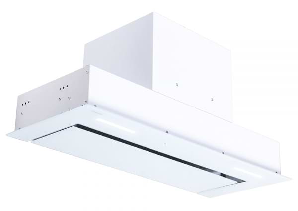 Вытяжка встраиваемая Perfelli BISP 7873 WH LED Strip GLASS - Фото 1