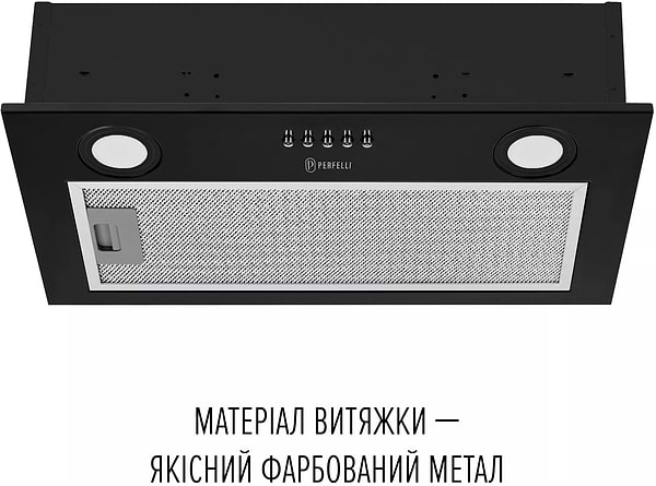 Фото - Витяжка вбудована Perfelli BI 5212 BL LED