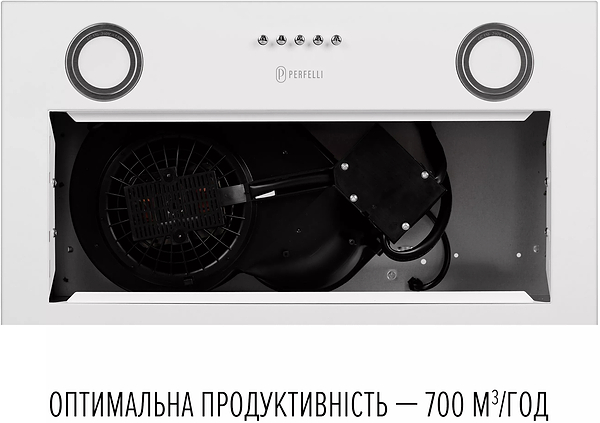 Фото - Витяжка вбудована Perfelli BI 5212 WH LED