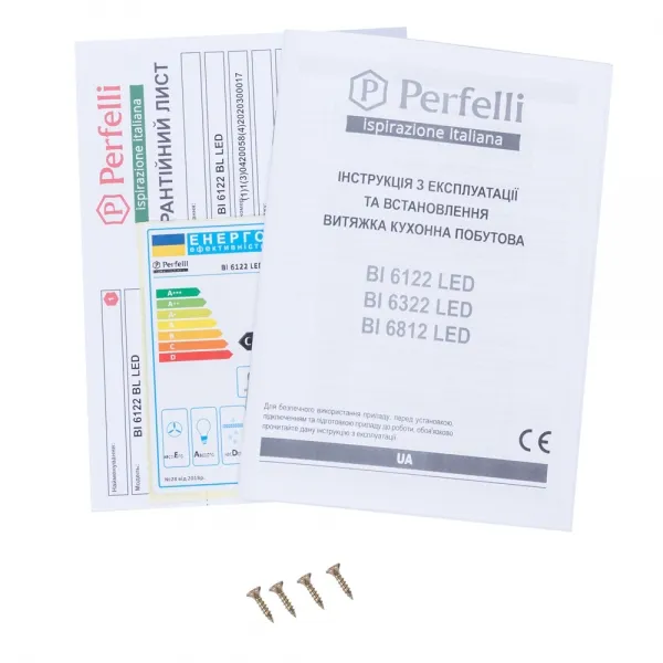 Фото - Вытяжка встраиваемая Perfelli BI 6122 BL LED