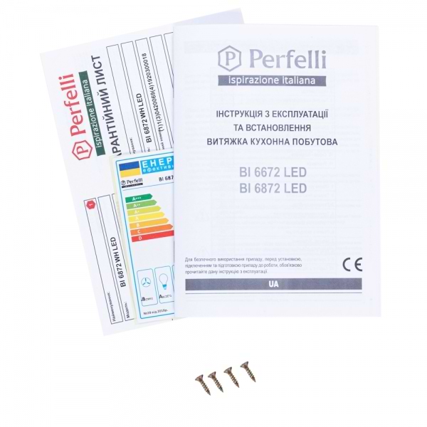 Фото - Витяжка вбудована Perfelli BI 6872 WH LED