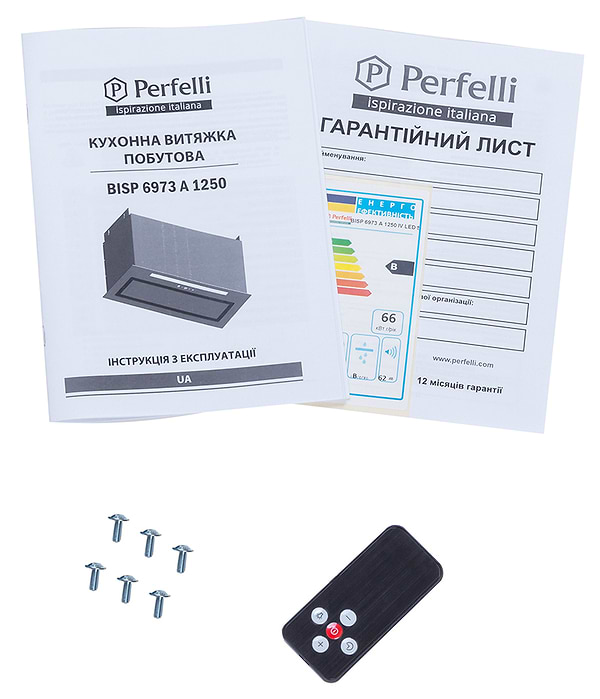 Фото - Вытяжка встраиваемая Perfelli BISP 6973 A 1250 IV LED Strip