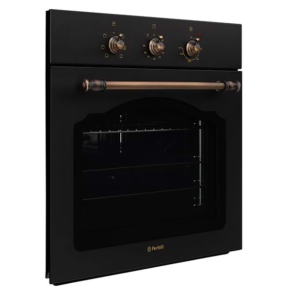 Фото - Духовой шкаф Perfelli BOE 6610 BL RETRO