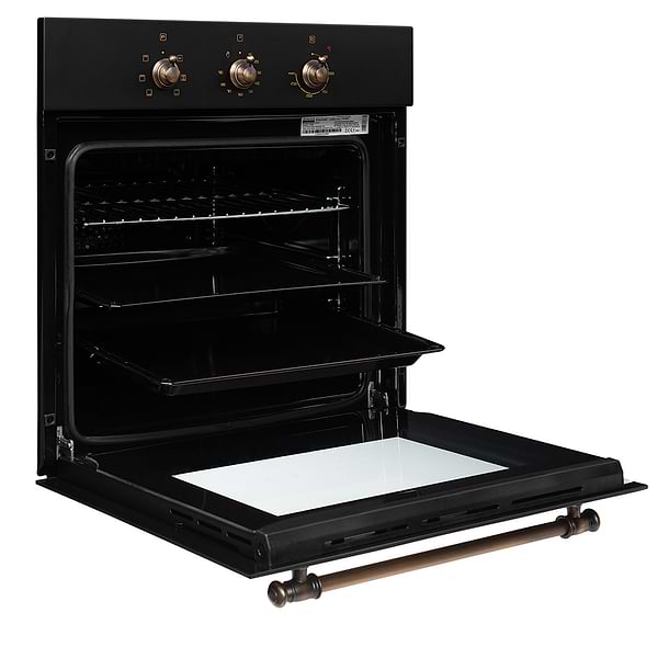 Фото - Духовой шкаф Perfelli BOE 6610 BL RETRO