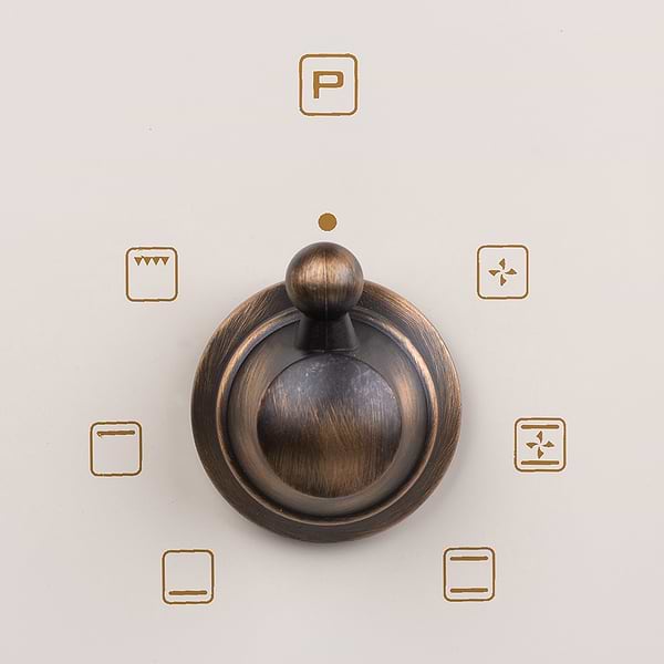 Фото - Духовой шкаф Perfelli BOE 6610 IV RETRO