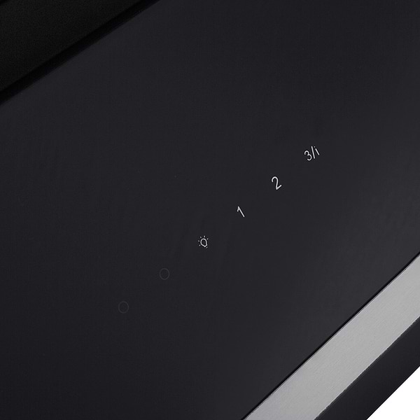 Фото - Уценка - Вытяжка декоративная Perfelli DNS 6733 B 1100 BL/I LED Strip