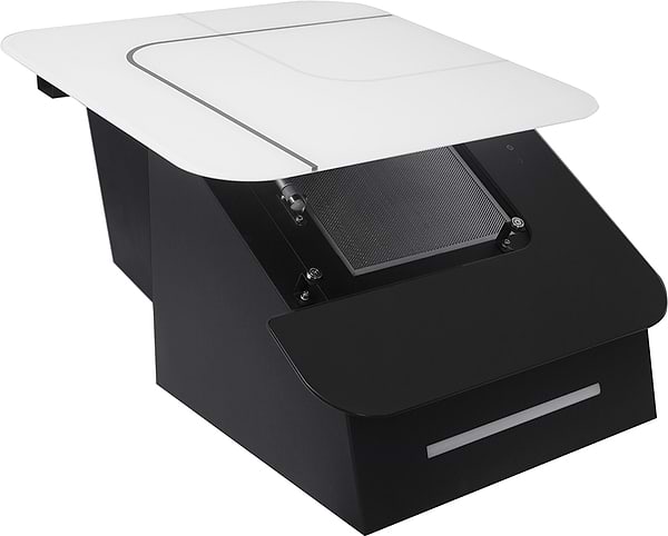 Фото - Вытяжка декоративная Perfelli DNS 6753 B 1100 WH/BL LED Strip