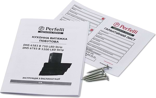 Фото - Вытяжка декоративная Perfelli DNS 6783 B 1100 BL LED Strip
