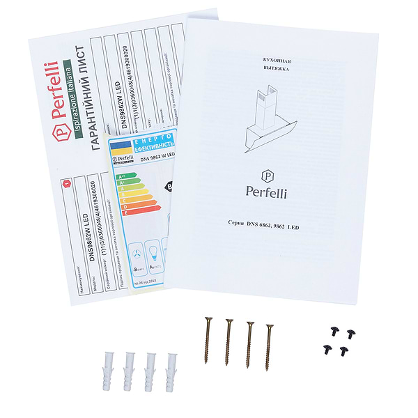 Фото - Вытяжка декоративная Perfelli DNS 9862 W LED