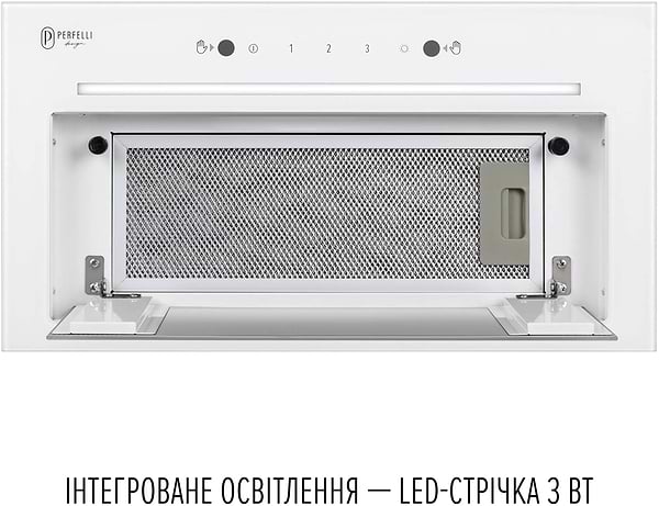Фото - Витяжка вбудована Perfelli DESIGN FILINI 5 BIANCO