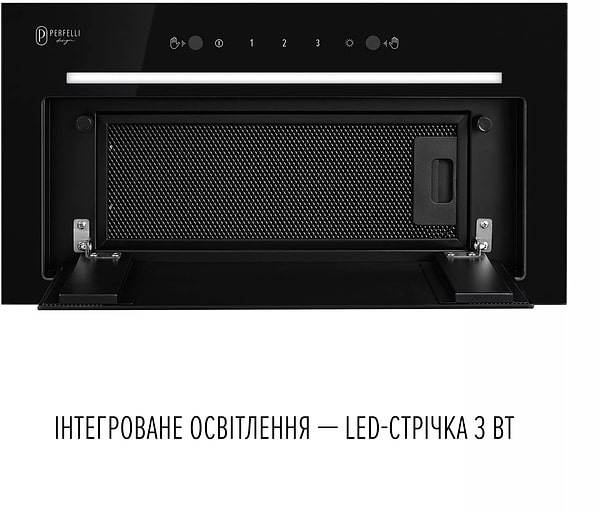 Фото - Витяжка вбудована Perfelli DESIGN FILINI 5 NERO