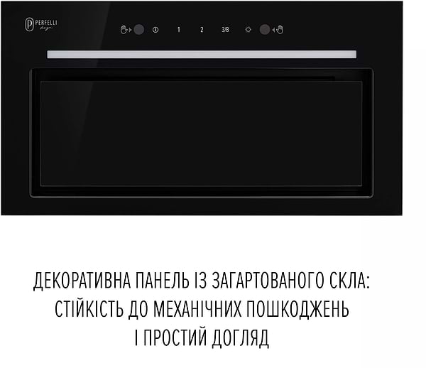 Фото - Уценка - Вытяжка встраиваемая Perfelli DESIGN FILINI 5 NERO SILENZIO