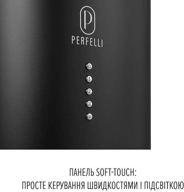 Фото - Витяжка декоративна Perfelli FLOW 35PEB NERO