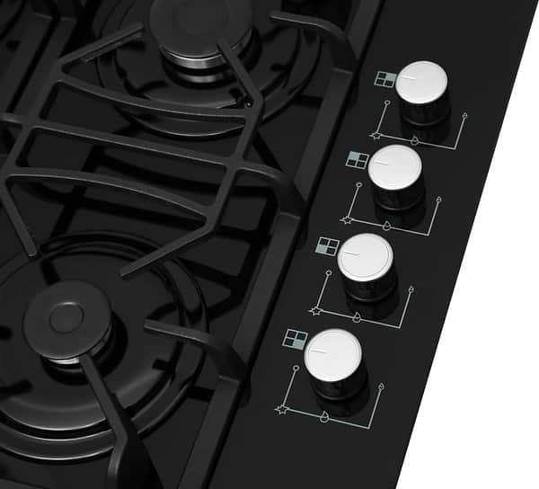 Фото - Варильна поверхня газова Perfelli HGG 61124 BL