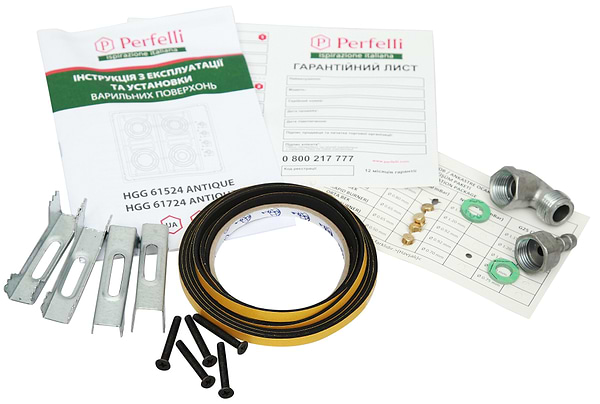 Фото - Варильна поверхня газова Perfelli HGG 61724 IV ANTIQUE