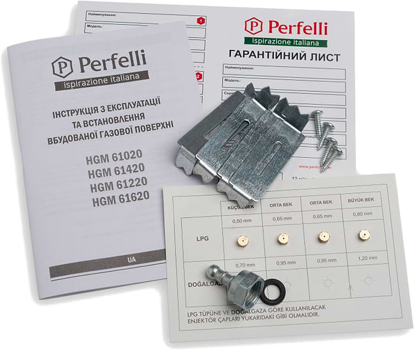Фото - Варильна поверхня газова Perfelli HGM 61020 I