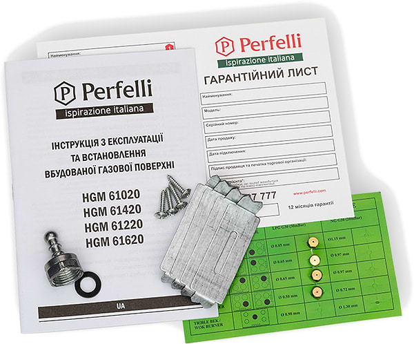 Фото - Варочная панель газовая Perfelli HGM 61420 IV