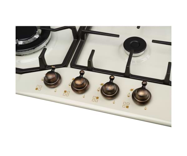 Фото - Варильна поверхня газова Perfelli HGM 61629 IV RETRO