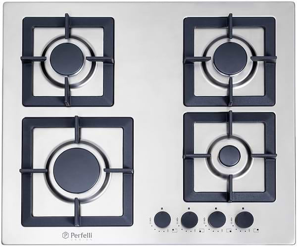 Фото - Варочная панель газовая Perfelli HGM 6430 Inox Slim Line