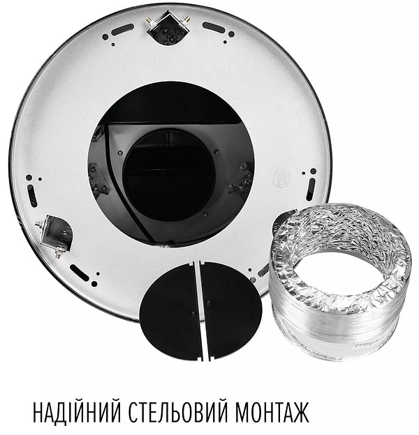 Фото - Витяжка декоративна Perfelli DESIGN ISOLA 35 INOX SILENZIO