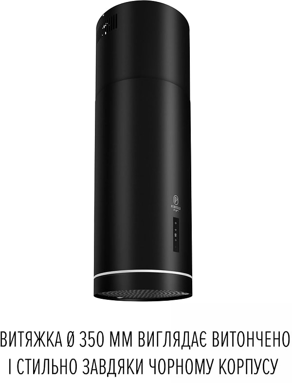 Фото - Вытяжка декоративная Perfelli DESIGN ISOLA 35 NERO SILENZIO