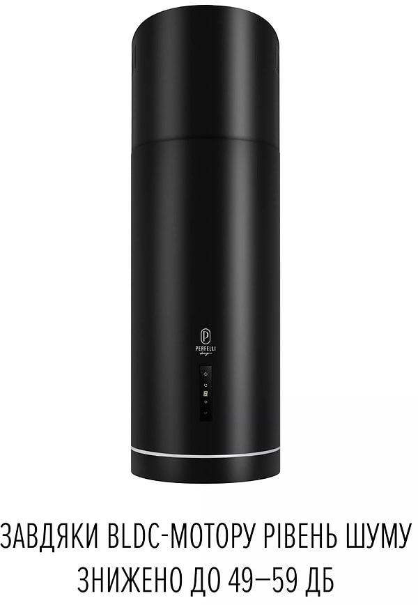 Фото - Вытяжка декоративная Perfelli DESIGN ISOLA 35 NERO SILENZIO