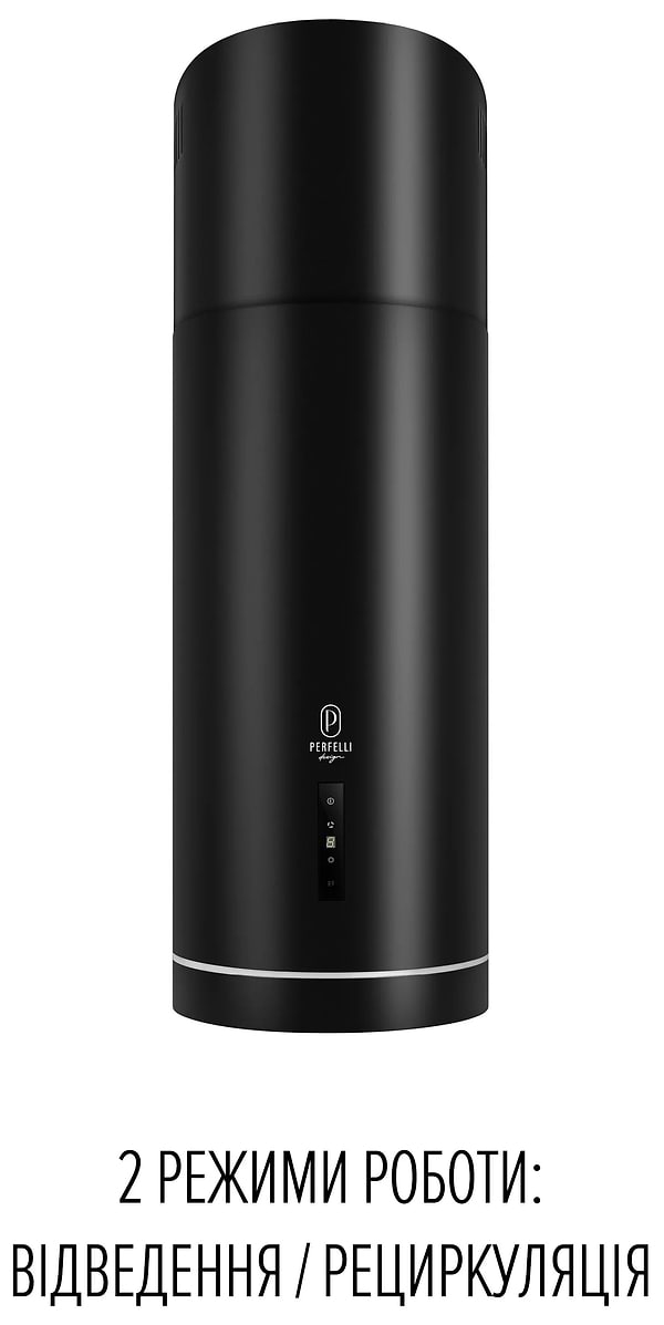 Фото - Вытяжка декоративная Perfelli DESIGN ISOLA 35 NERO SILENZIO