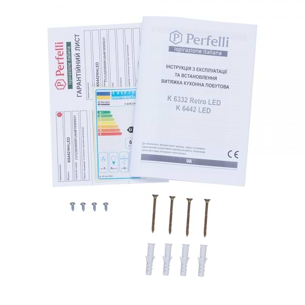 Фото - Вытяжка декоративная Perfelli K 6442 I LED
