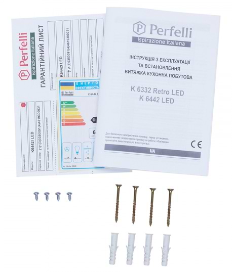Фото - Вытяжка декоративная Perfelli K 6442 W LED
