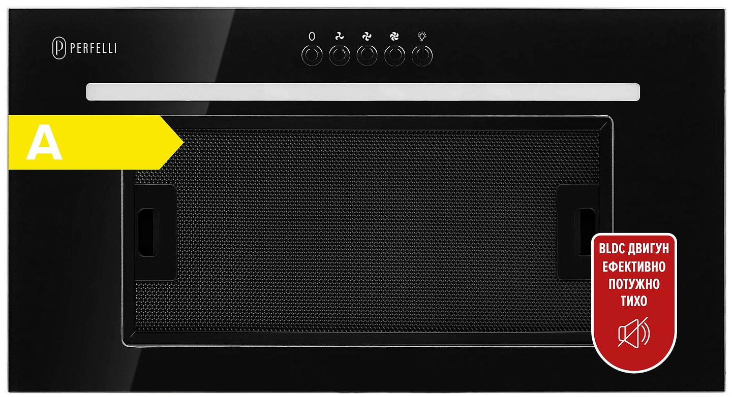 Витяжка вбудована Perfelli LIA 5 NM NERO SILENZIO
