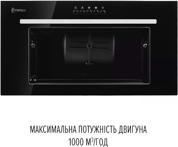 Фото - Вытяжка встраиваемая Perfelli LIA 5 NM NERO SILENZIO