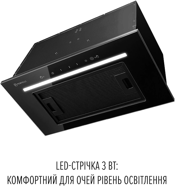 Фото - Вытяжка встраиваемая Perfelli LIANA 5 NW NERO SILENZIO