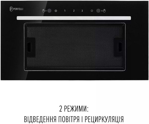 Фото - Вытяжка встраиваемая Perfelli LIANA 5 NW NERO SILENZIO