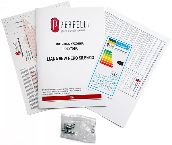 Фото - Вытяжка встраиваемая Perfelli LIANA 5 NW NERO SILENZIO