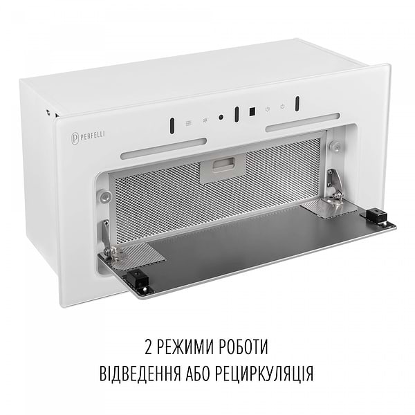 Фото - Вытяжка встраиваемая Perfelli NUOVA 6QWR BIANCO SILENZIO