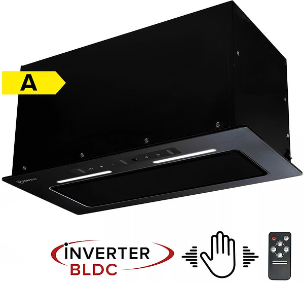 Фото - Вытяжка встраиваемая Perfelli NUOVA 6QWRBM NERO SILENZIO