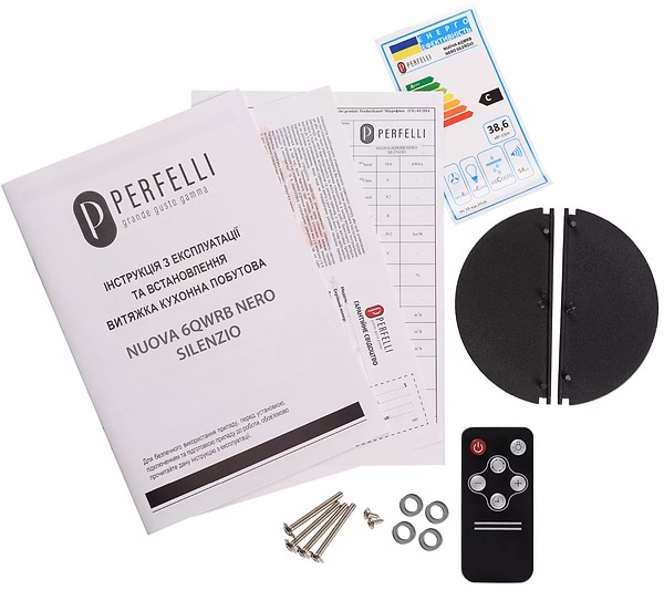 Фото - Вытяжка встраиваемая Perfelli NUOVA 6QWRBM NERO SILENZIO