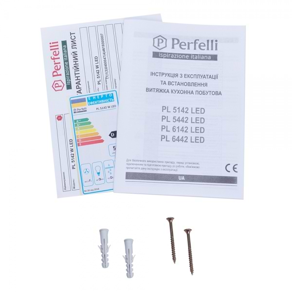 Фото - Вытяжка традиционная Perfelli PL 5142 W LED