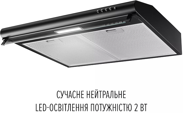 Фото - Витяжка традиційна Perfelli PL 6244 BL LED