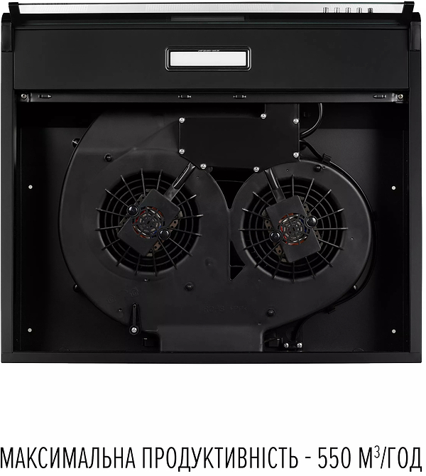 Фото - Витяжка традиційна Perfelli PL 6244 BL LED