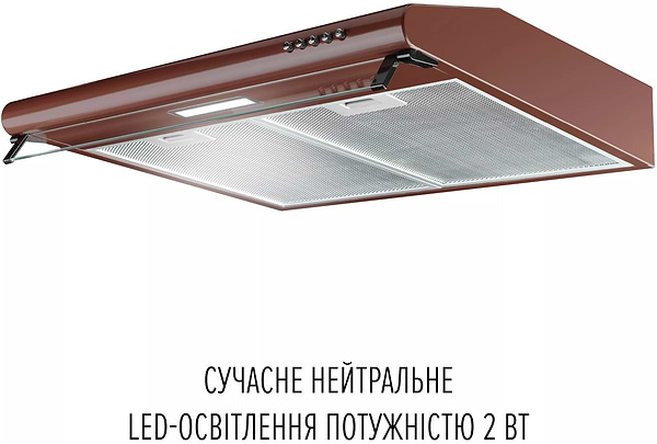 Фото - Витяжка традиційна Perfelli PL 6244 BR LED