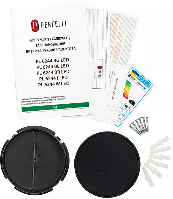 Фото - Витяжка традиційна Perfelli PL 6244 I LED