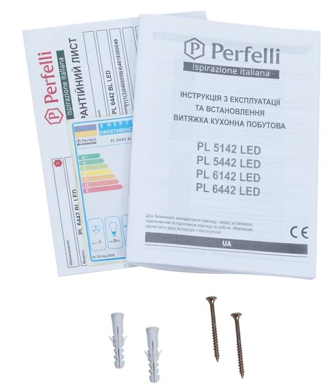 Фото - Вытяжка традиционная Perfelli PL 6442 BL LED