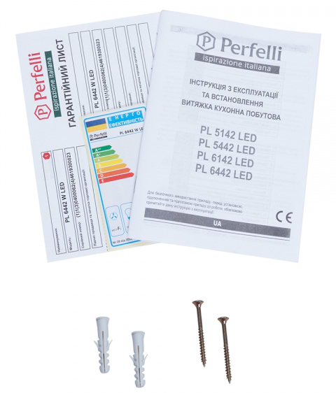 Фото - Вытяжка традиционная Perfelli PL 6442 W LED