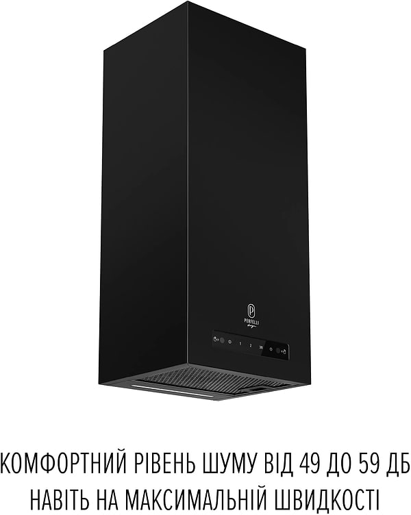 Фото - Вытяжка декоративная Perfelli DESIGN QUADRO 36 NERO SILENZIO