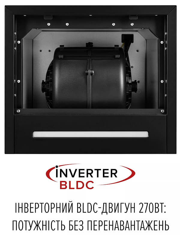 Фото - Вытяжка декоративная Perfelli DESIGN QUADRO 36 NERO SILENZIO