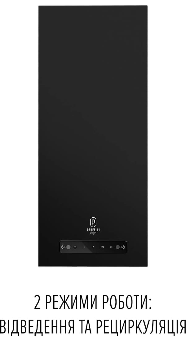 Фото - Вытяжка декоративная Perfelli DESIGN QUADRO 36 NERO SILENZIO
