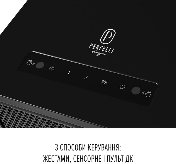 Фото - Вытяжка декоративная Perfelli DESIGN QUADRO 36 NERO SILENZIO
